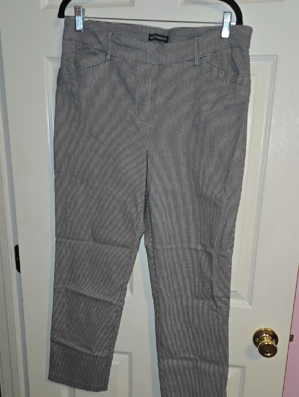 Hilary Radley Straight-Leg Pull-On‎ Pants